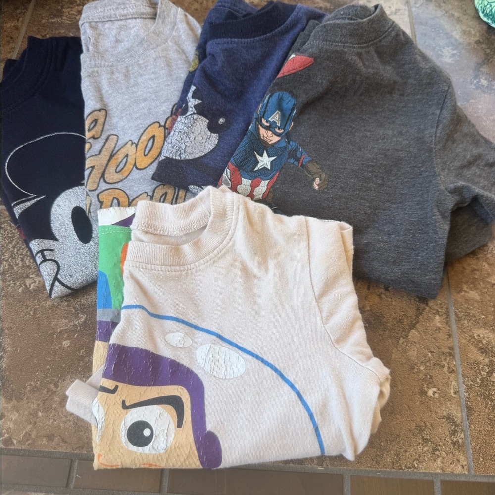 GAP Blue and Gray Short Sleeve Tees